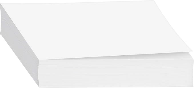 White Memo Sheets, 20lb Paper, 500 Sheets Per Pack (5 x 7)-DeskLoop Office