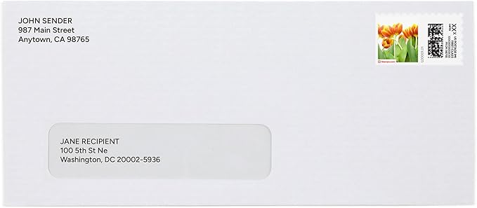 Spring Blossoms NetStamps 1200-Pack (50 Sheets) Printable Postage Labels (Stamps.com Subscription Required) - Print Approved Postage - Inkjet & Laser Printers - Business, Personal, Home-DeskLoop Office