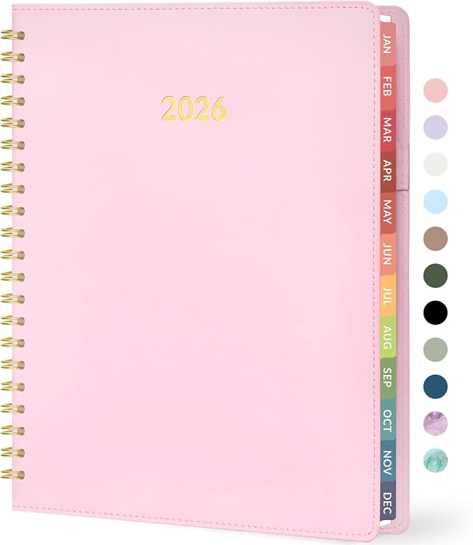 Forvencer 2026 Planner Weekly and Monthly, Jan 2026 -Dec 2026, Vegan Leather - Image 9
