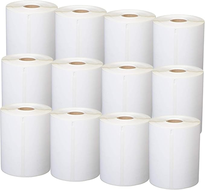 12 Rolls 4XL Labels 4" x 6" Address Shipping Labels 1744907 Compatible for 4XL LabelWriter, 220 Labels/Roll-DeskLoop Office