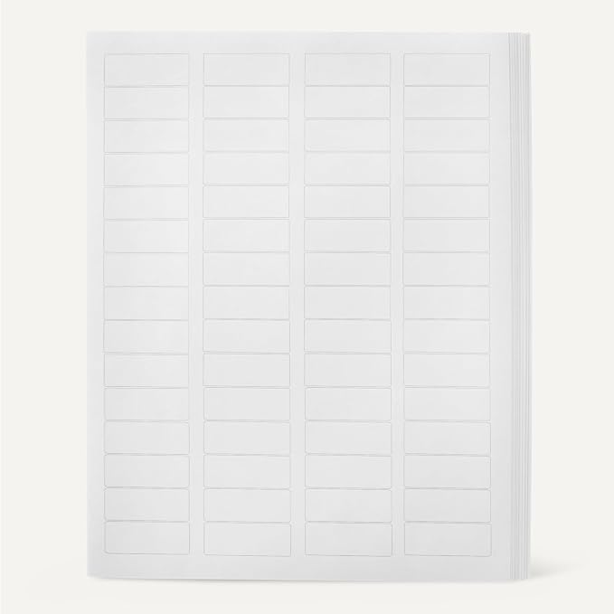 Amazon Basics Printable Address Labels, 2/3" x 1-3/4", 3000 Blank Mailing Labels - Image 5