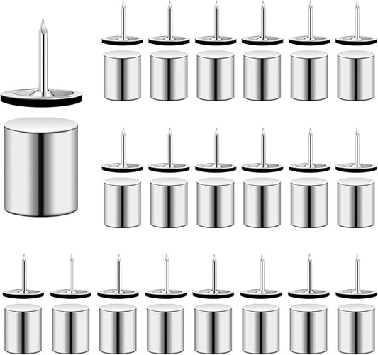 50 Sets Magnetic Pushpins, Magnet Thumbtack, Poster and Photo Hangers for Walls Bulletin Boards-DeskLoop Office