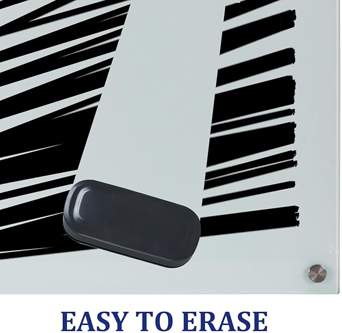 Comix Glass Board Dry Erase Markers, Low Odor Whiteboard Markers, Bullet Tip, 4 Assorted Colors, 12 Pack-DeskLoop Office