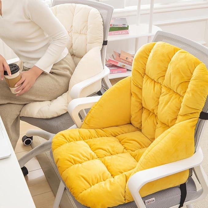 Office Chair Cushion Soft Dorm Desk Chair and Rocking Chair Cushion Non-Slip - Image 7