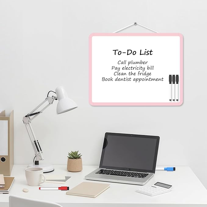 Small Wall White Board, Hanging Whiteboard - Image 9