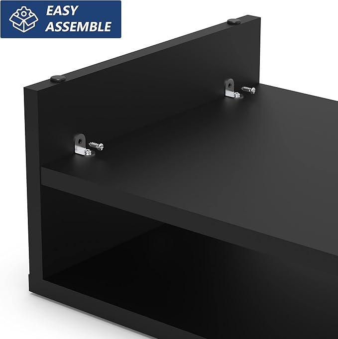 FITUEYES Monitor Stand - 2 Tier Computer Monitor Riser with 21.3 Inch Shelf, Wood Desktop Stand for Laptop Computer Screen, Desk Organization, Office Supplies-DeskLoop Office