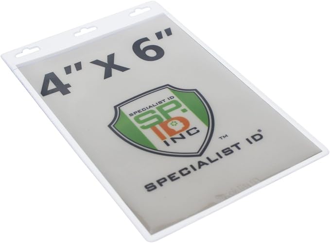 10 Pack - Premium 4X6 Badge Holder - Heavy Duty Extra Large Badge & Credential - Image 4