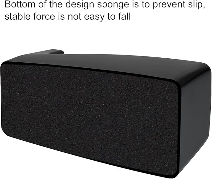 JIKIOU Desktop Tape Dispenser - Non-Skid Base - Weighted Tape Roll Dispenser - Perfect for Office Home School (Tape not Included) - (3-Pack Black)-DeskLoop Office