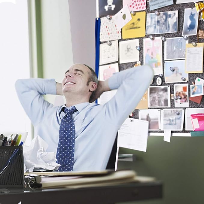 Yalis Push Pins 600 Count, Standard Rose Gold Pins Clear Thumb Tacks Steel Point and Clear Plastic Head (Rose Gold)-DeskLoop Office