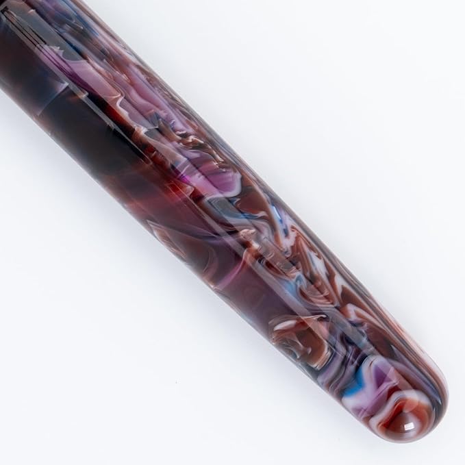 Conklin 1898 Fountain Pen, Misto Purple - 14KT Gold Medium Nib | Unique Resin Pen with 14KT Gold Nib | JoWo Stainless Steel Nib Made in Germany | Ideal Gift for Professionals-DeskLoop Office