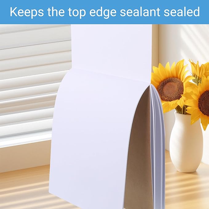 6 Pack Blank White Memo Pads 8.5X11 Inch Unlined Note Pad Scratch Pads for Office, School, and Home Use (Each Pad 50 Sheets)-DeskLoop Office