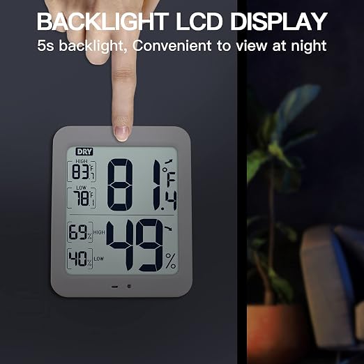 TXL Large Digital Hygrometer Indoor Thermometer - Image 9