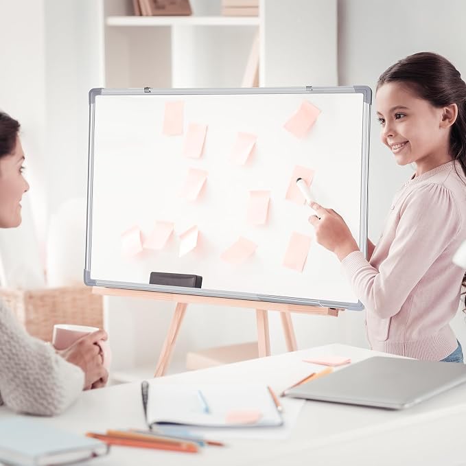 Tinlade 6 Pack Magnetic Dry Erase Whiteboard Message Presentation White Board - Image 7