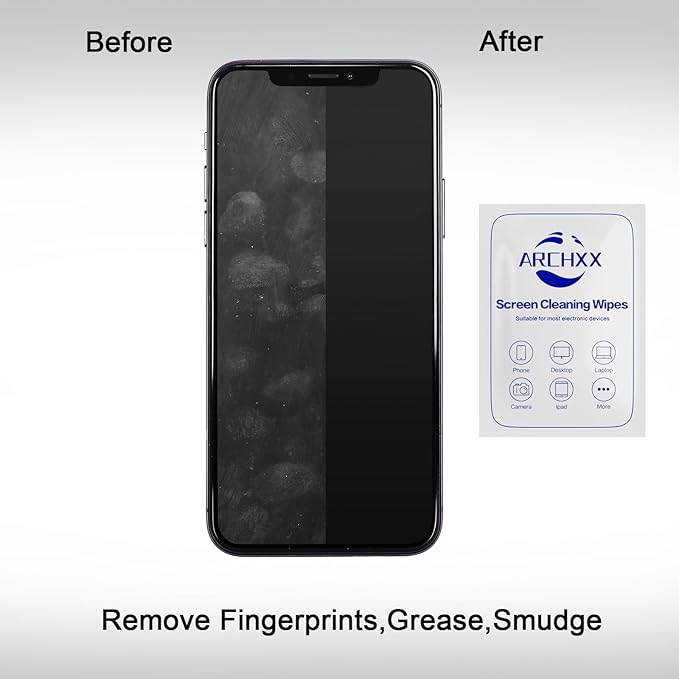 Screen Wipes for Electronics, 240 Count 6"x6" Pre-Moistened Screen Cleaner for Screens, Computer,Laptop,Tablet,Phone,Monitor,Car Screen Cleaner, Lens Wipes Individually Wrapped-DeskLoop Office