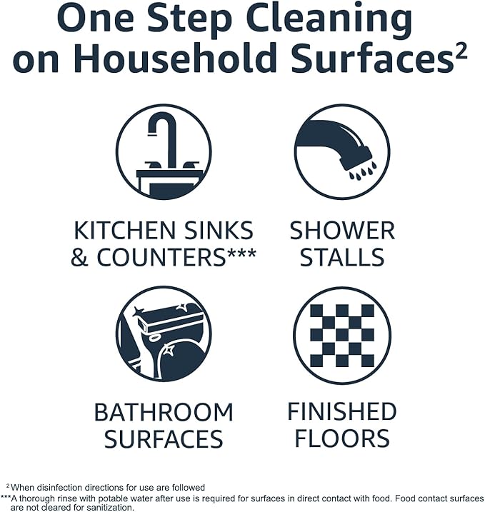 Amazon Basics Disinfecting Wipes, Lemon & Fresh Air Scent, Sanitizes/Cleans/Disinfects/Deodorizes, 320 Count (4 Packs of 80)-DeskLoop Office