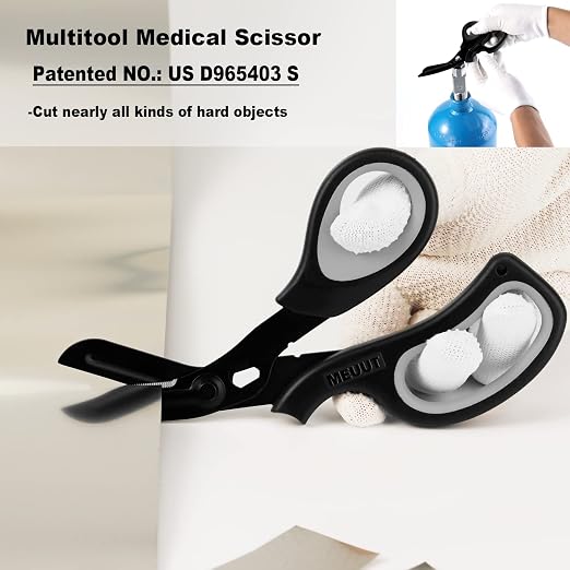MEUUT 2 Pack Trauma Shears Patented Bandage Scissors - Image 5