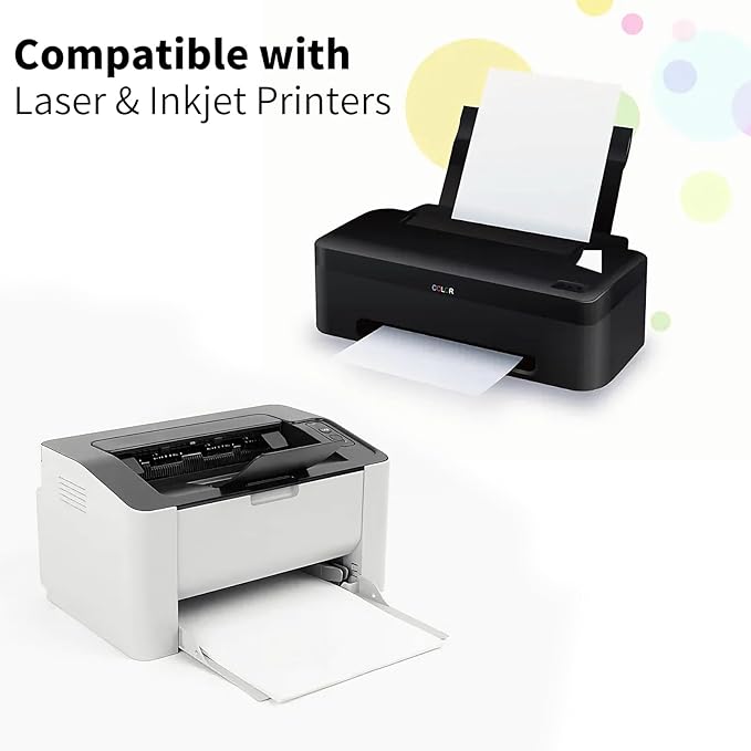 BESTEASY 3-1/3 X 4 Inches Shipping Address Labels, Thermal Sticker Labels, 6 up Self Adhesive Sticker for Laser and Inkjet Printer, 500 Sheets 3000 Labels-DeskLoop Office