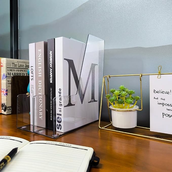 Clear Vertical File Holder, 2 pack, - Image 6
