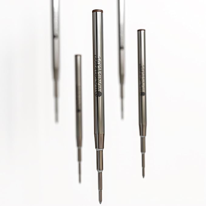 Monteverde USA Soft Ballpoint Refills to Fit Montblanc Pens, Medium Point Brown - Image 6