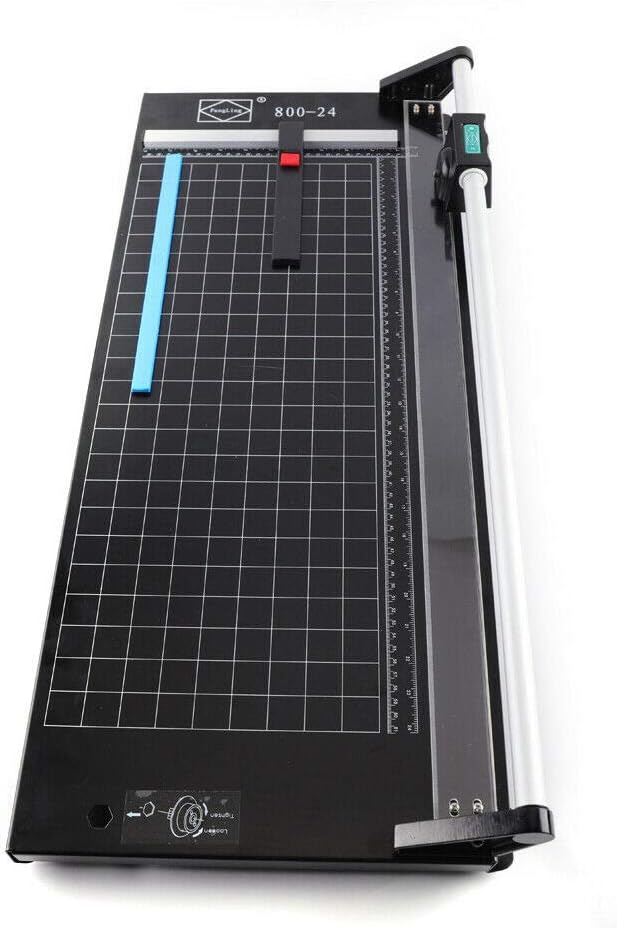 14-48Inch Hob Precision Rolling Cutter Rotary Photo Paper Rolling Cutter Trimmer Sharp Blade (24inch)-DeskLoop Office