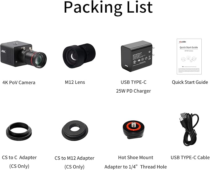 4K POV Box Camera PoE, ZowieCAM, Webcam, Simultaneously HDMI & SDI Output, RTSP/RTMP(s)/SRT, Standalone Live Streaming to YouTube/Twitch for Webcast, Meeting, Teaching & Gaming (CS)-DeskLoop Office