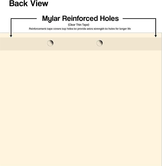 Doctor Stuff - Stock Medical Chart Dividers, 65 Sets of 6 Popular Healthcare Index Tabs, Bottom Tab, 8-1/2" x 11-3/8", File Folder Organizer for Nursing Patient Charts & Medical Records-DeskLoop Office