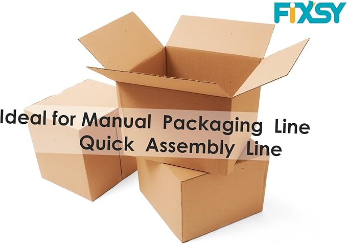 FIXSY Hot Glue Gun Sticks Carton Packaging, Full Size 10" Long x .44" Diameter 7/16 11mm, 5LB Box Glue Stick, Approx. 90 Sticks- Compatible with Most Glue Gun- Best for Carton Manual Packing-DeskLoop Office