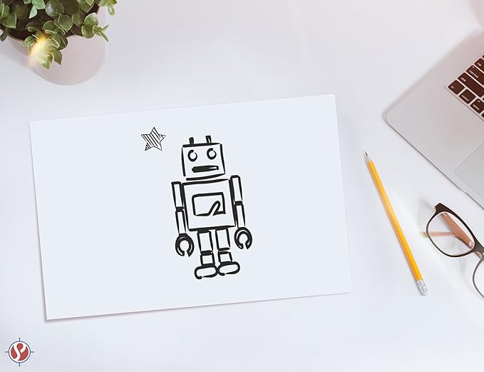 500 Sheets of Bright White 8.5" x 5.5" Half letter Size, Regular 24lb. Paper-DeskLoop Office