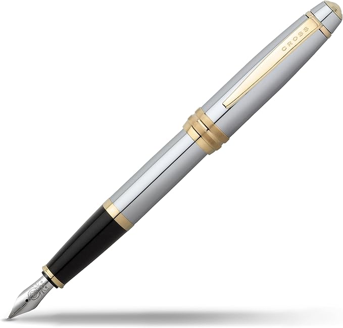 Cross Bailey Refillable Fountain Presented in a Premium Gift Box - Medium Point, Black Ink, Medalist-DeskLoop Office