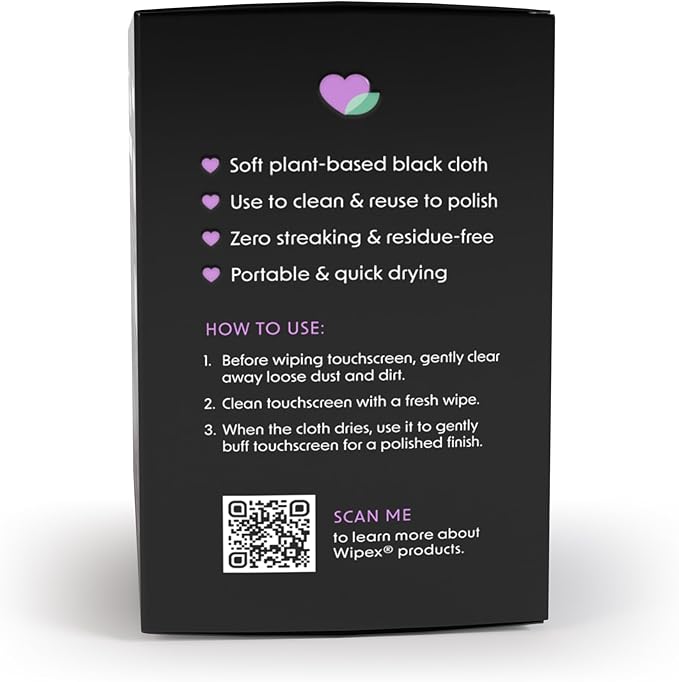 Wipex Screen Wipes & Gym Wipes Combo Pack - 75ct Gym Equipment Wipes Canister & 24ct Individually Wrapped Fitness Touch Screen Wipes, Safe for Yoga Mats & Electronics, Lemongrass Scent-DeskLoop Office