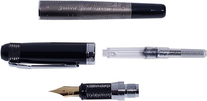 S&R Somit Fountain Pen, Premium Nib,Fancy Pen Executive, Journaling, Calligraphy, Best Writing Pen Gift for Men & Women, Illuminating Gift Box-DeskLoop Office