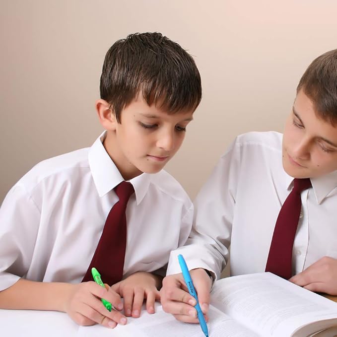 Highlighters, Chisel Tip, Assorted Fluorescent, 96 Count Bulk Pack-DeskLoop Office