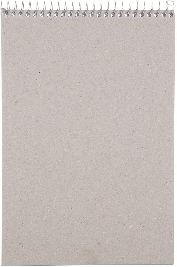 Mintra Office Steno Book - (BRIGHTS - Purp/Wht/Teal/Orange) - 6inx9in, 100 Sheets, 8 Pads/Pack, Narrow Ruled - Poly Cover, Notebook for writing notes in school, university, college, work, office-DeskLoop Office