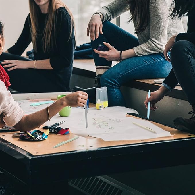 ELANE 6 Pcs Colorful Gel Pens,0.5mm Fine Point Quick Dry Black Ink Pen for Journaling Note Taking Writing, High-End Series Pens for Gifts for Doctor Nurse Teacher Students (Morandi-6PCS)-DeskLoop Office