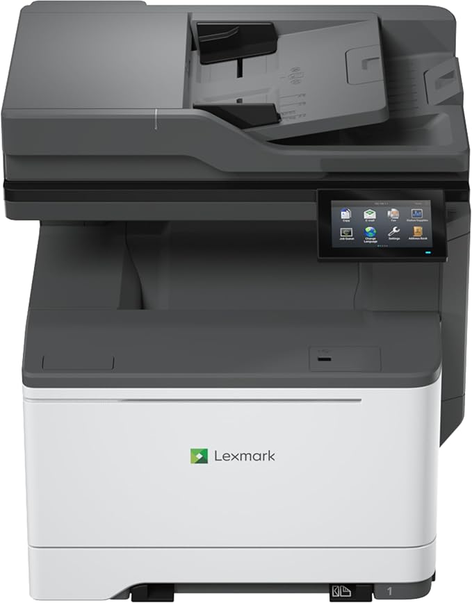 LexmarkCX532adwe MFP Color Laser Printer with Touch Screen, Laser Printer Technology, USB connectivity, and Color Output.(50M7040)-DeskLoop Office