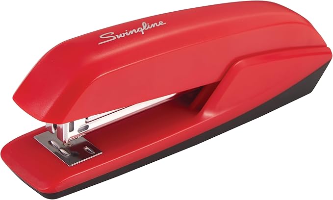 Swingline Stapler, 20 Sheet Capacity, 545 Desktop Stapler, Rio Red (S7054510)-DeskLoop Office