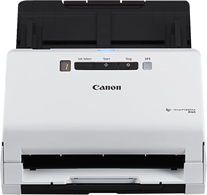 Canon imageFORMULA R40 - Office Document Scanner, Windows and Mac, Duplex Scanning, Easy Setup, Scans a Wide Variety of Documents, Scans to Cloud-DeskLoop Office