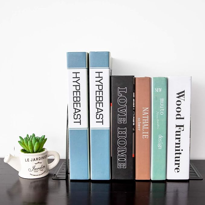 Jekkis 20pcs Book Ends Metal Bookends - Image 7