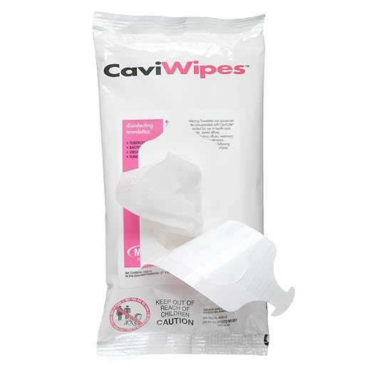 13-1224 CaviWipes Disinfecting Towelettes, Flat Pack (Pack of 20)-DeskLoop Office