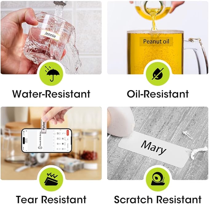 Phomemo A30 Label Maker, Mini Bluetooth Label Printer Thermal Transfer Printing Sticker Printer for Home Office Small Business School Students, Portable Label Maker, Works with Tablet, Phones & PC-DeskLoop Office