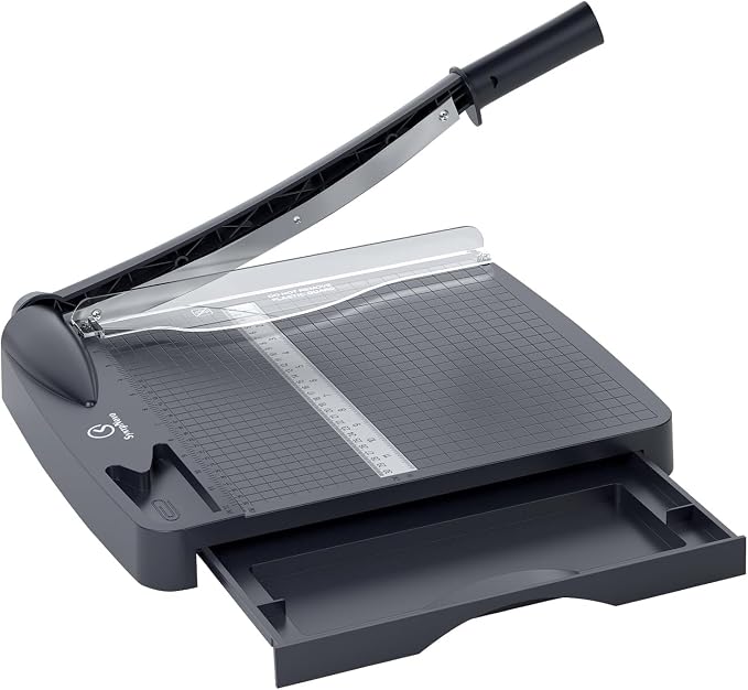 12 Inch Heavy Duty Paper Cutter, 12-16 Sheets Capacity Guillotine Paper Cutter - Image 8
