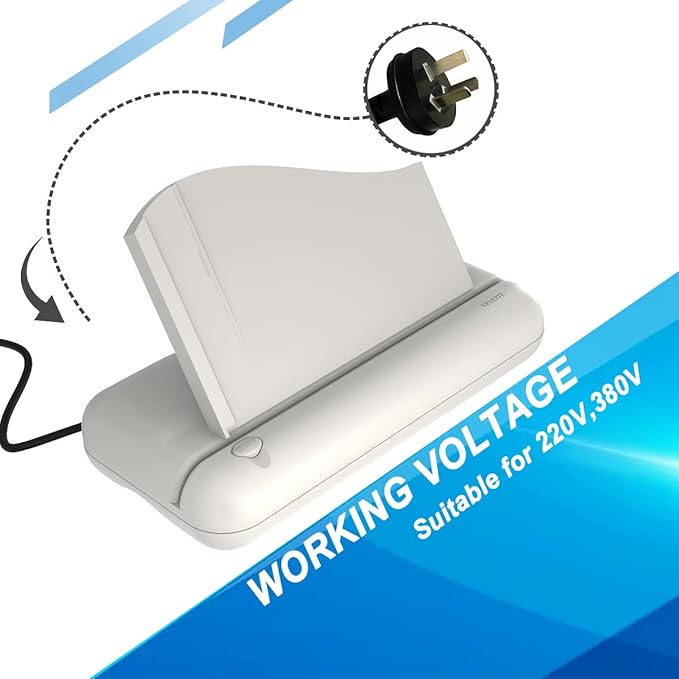 Electric 3 Hole Paper Punch, VEYETTE Heavy Duty Commercial Hole Puncher with Adapter for Office School Studio, 30 Sheet Capacity,Color Gray-DeskLoop Office