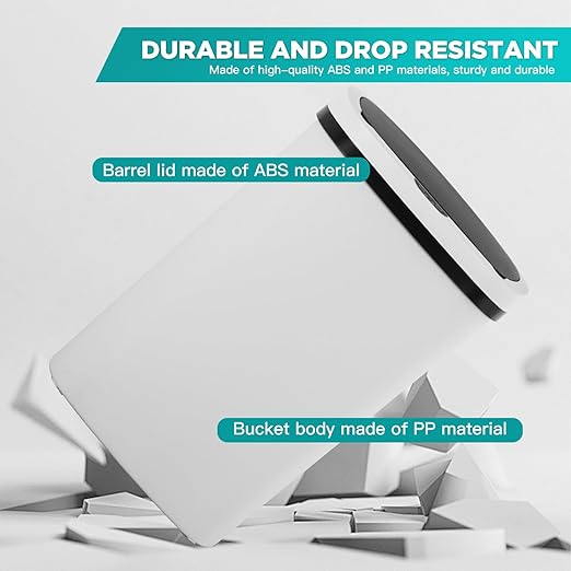 PayLessHere 13 Gallon Trash Can Kitchen Trash Can Automatic Garbage Can with Lid Touch Free High-Capacity Motion Sensor for Kitchen Bedroom Bathroom Office Wateproof Trash Bin (3, White)-DeskLoop Office