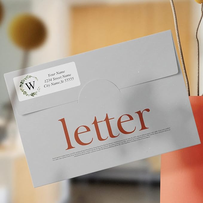 Custom Address Labels - Personalized Labels, Return with Strong Adhesion, Can Be Used for Cardboard, Paper, Plastic, Glass, Metal (2.6x1 Inch, Set of 100), Multicolor-DeskLoop Office