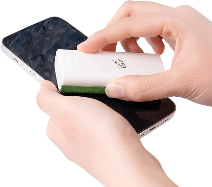 CLICK CLEAN Touchscreen Mist Cleaner, Screen Cleaner, All in One Screen Cleaner Spray with Microfiber and Phone Stand for All Phones, Laptop and Tablet Screens (Green)-DeskLoop Office