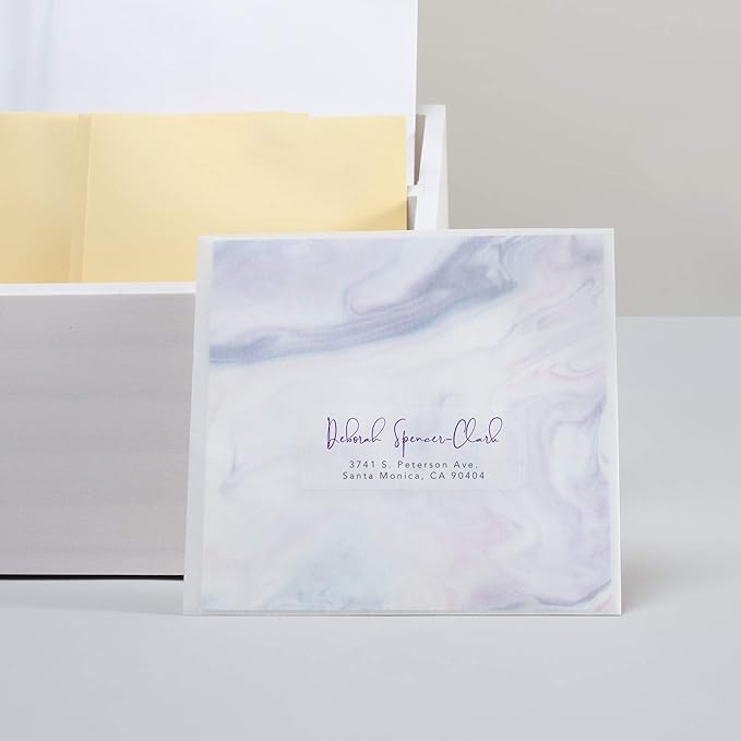 Avery Printable Address Labels with Sure Feed, 1" x 2-5/8", Matte Clear, 300 Blank Mailing Labels (18660)-DeskLoop Office