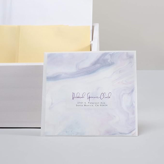 Avery Matte Clear Address Labels, Sure Feed Technology, Inkjet, 1" x 2-5/8", 300 Labels, 5 Packs (18660)-DeskLoop Office