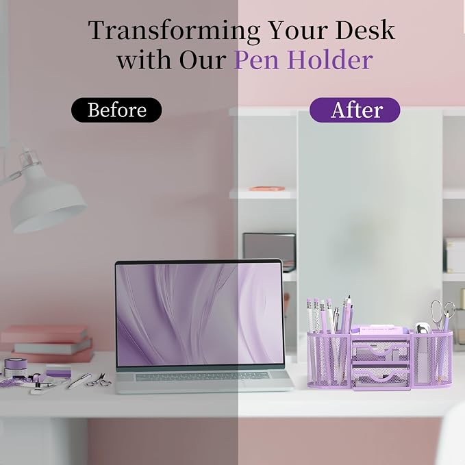 SUPEASY Mesh Desk Organizer, Desk Organizers and Accessories - Image 7