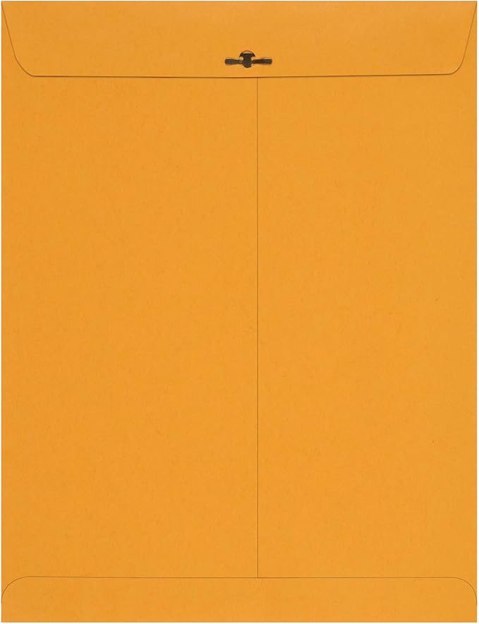 Amazon Basics Clasp Kraft Envelopes, Gummed Mailing Envelope, 10 x 13 inch, 100-Pack-DeskLoop Office
