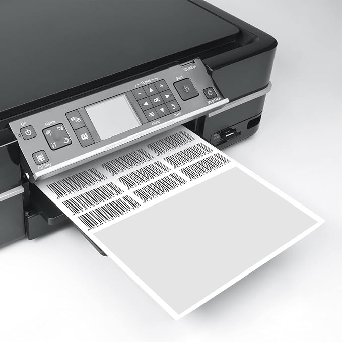 1" x 2-5/8" Address Labels 3000 Labels Sticker Paper for Laser/Ink Jet Printer mailing Labels 8.5"×11" White 30 per Sheet-DeskLoop Office